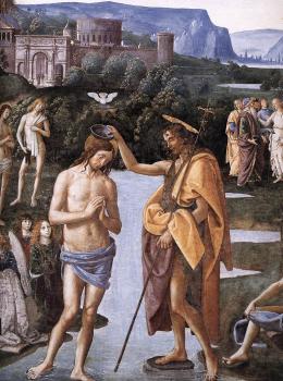 彼得羅 貝魯吉諾 Baptism of Christ, detail